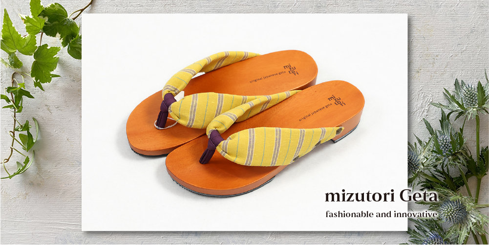 人気海外ブランドアイテム｜ファッション通販 水鳥 mizutori GETA 菊日和 げた物語 Lサイズ サンダル 下駄 靴